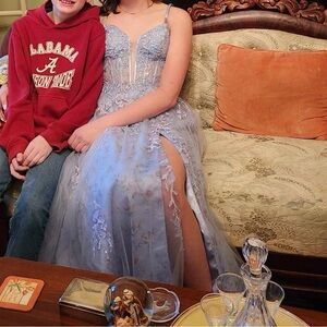 Periwinkle prom dress